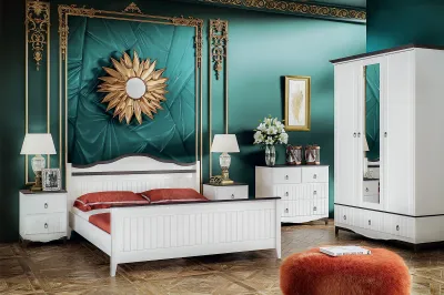 Спальня «Вояж» Венге/Белый Комплектации 1 5 модулей Спальня «Вояж» Венге/Белый Комплектации 1 5 модулей