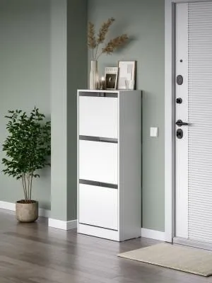 Тумба для обуви Айден ОБ06-601 белый 60 см Тумба для обуви Айден ОБ06-601 белый 60 см