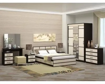 Спальня «Сакура» комплектация № 3, 6 модулей. Спальня «Сакура» комплектация № 3, 6 модулей.