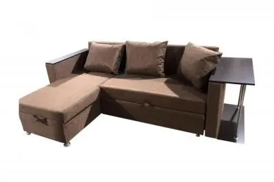 Угловой диван «Токио» Коричневый (Ш*Г*В) 2450*1400*880 мм