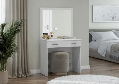 Туалетный столик Ронда СТ-01 белое дерево 80 см Туалетный столик Ронда СТ-01 белое дерево 80 см