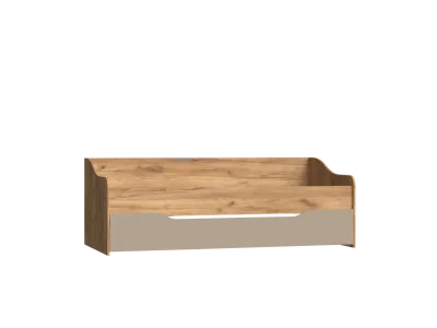 Кровать выдвижная Челси Color Глиняный серый/дуб крафт