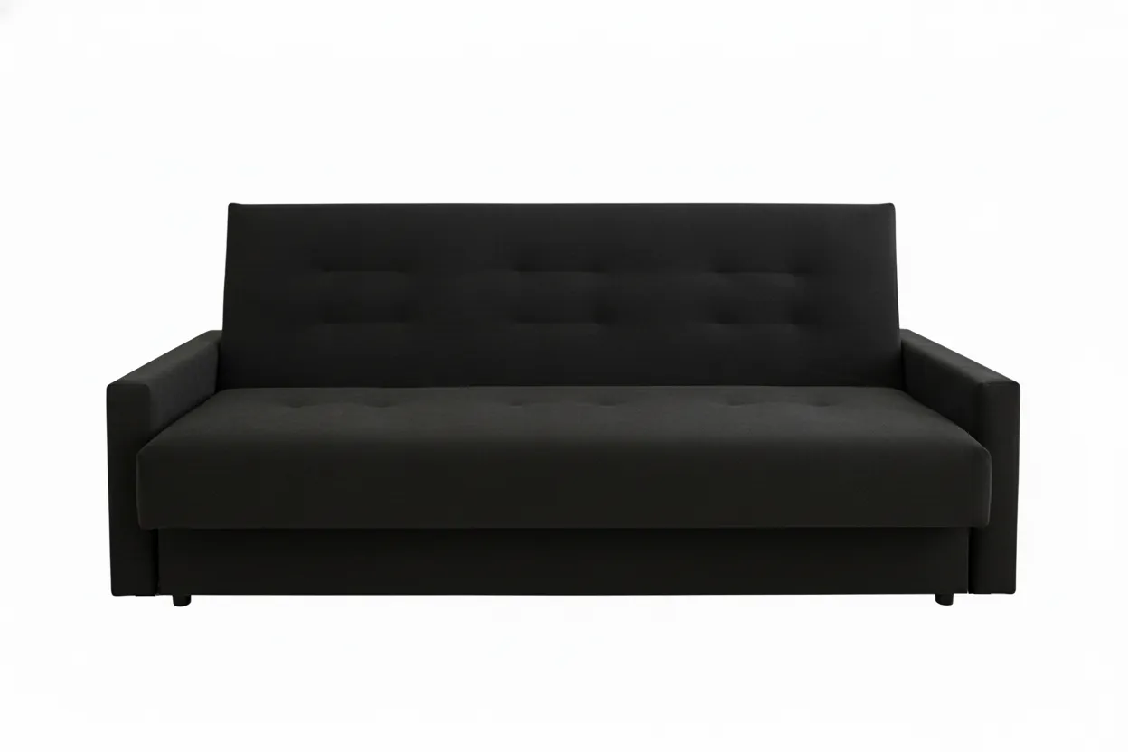 Диван-книжка «Милан» 1200х1800 мм Черный (Ш*Г*В) 2110x920x900 мм Диван-книжка «Милан» 1200х1800 мм Черный (Ш*Г*В) 2110x920x900 мм