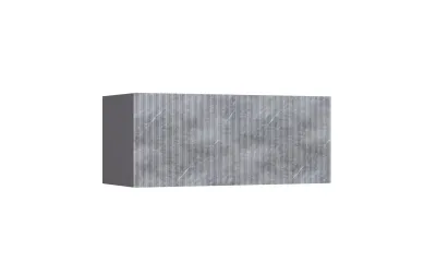 Тумба навесная №1 Оливия Мрамор глянец/графит