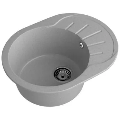 Мойка GranFest RONDO R-580L (овальная), Серый