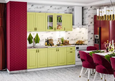 Кухня «Настя» Фисташка 2 метра