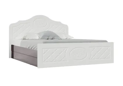 Кровать 1,4 « Престиж » Жемчуг-Венге (Ш*Г*В) 1550*2037*1150 мм