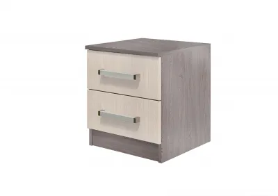Тумбы прикроватные «Фиеста» Шимо тем/шимо светл. 2 шт. (Ш*В*Г) 400*450*410 мм.