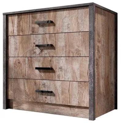 Комод «Амели» Дуб Юкон/Бетон темный (Ш*В*Г) 800х780х462 мм Комод «Амели» Дуб Юкон/Бетон темный (Ш*В*Г) 800х780х462 мм