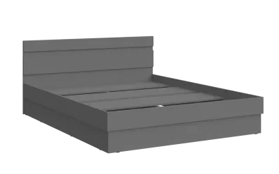 Кровать «Челси» 1.4 м Графит/графит (ШхВхГ) 1435х800х2053 мм