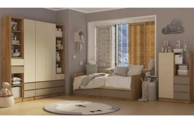 Детская Челси Color Глиняный серый+Слоновая кость Вариант №1