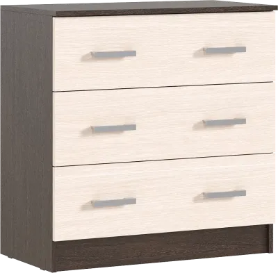 Комод «Бася» 551 (3ящ) Венге/белфорт (Ш*В*Г) 800x766x414 мм