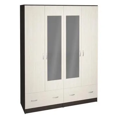 Шкаф Ронда ШК-4 венге/дуб белфорт 160 см