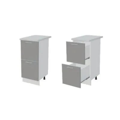 Кухня «Техно» Черный глянец Ш. ниж. ШН2ЯГ 300 БЕЗ СТОЛЕШНИЦЫ.