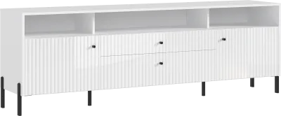 Тумба под ТВ Оливия Белый глянец/белый