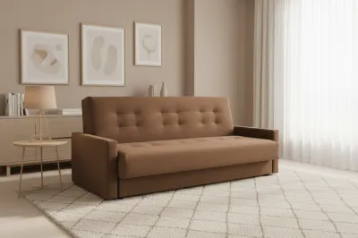 Диван-книжка «Милан» 1200х1800 мм Коричневый (Ш*Г*В) 2110x920x900 мм