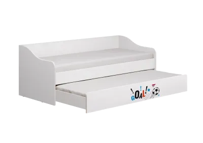 Кровать выдвижная «Вега» NEW boy белое дерево (ШхВхГ) 2032х650х952 мм