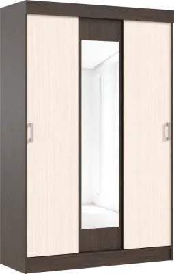 Шкаф-купе «Бася» Венге/белфорт (Ш*Г*В) 1300x516x2020 мм