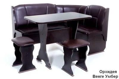 Кухонный уголок «Орхидея» Венге (ШхВхГ) 1500х850х1100 мм