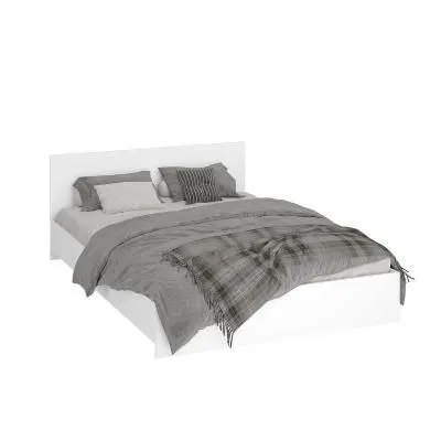 Кровать Ронда КР-140 белое дерево/белое дерево 140 см