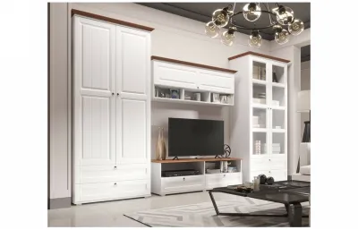 Гостиная «Валенсия» Белый/Белый
