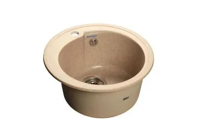 Мойка GranFest RONDO R-450 (круглая) Песочный