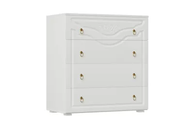 Комод «Престиж» Белый матовый/Белый (Ш*В*Г) 850*910*446 мм