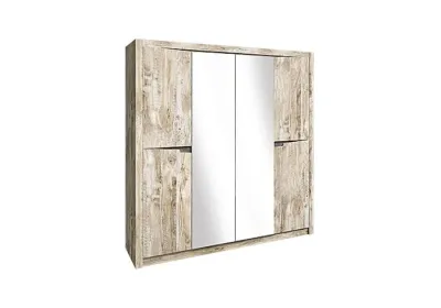 Спальня «Ривьера» Шкаф 4-х ств. Дуб Юкон/Бетон темный (ШхВхГ) 2140х2200х538 мм