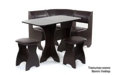 Кухонный уголок «Тюльпан-мини» Венге (ШхВхГ) 1000х840х1000 мм