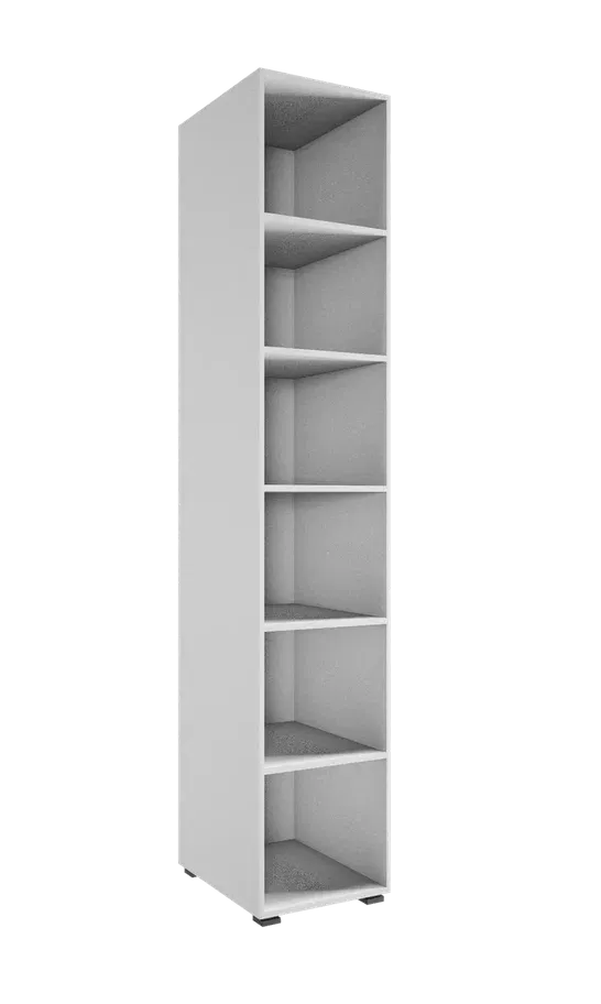 Гостиная «Флорис» Шкаф ШК-002 Белый глянец (Ш*В*Г) 400*2170*520 мм Гостиная «Флорис» Шкаф ШК-002 Белый глянец (Ш*В*Г) 400*2170*520 мм