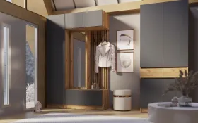 Прихожая Роджина Дуб крафт/Графит Прихожая Роджина Дуб крафт/Графит