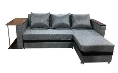 Угловой диван «Токио» Серый (Ш*Г*В) 2450*1400*880 мм