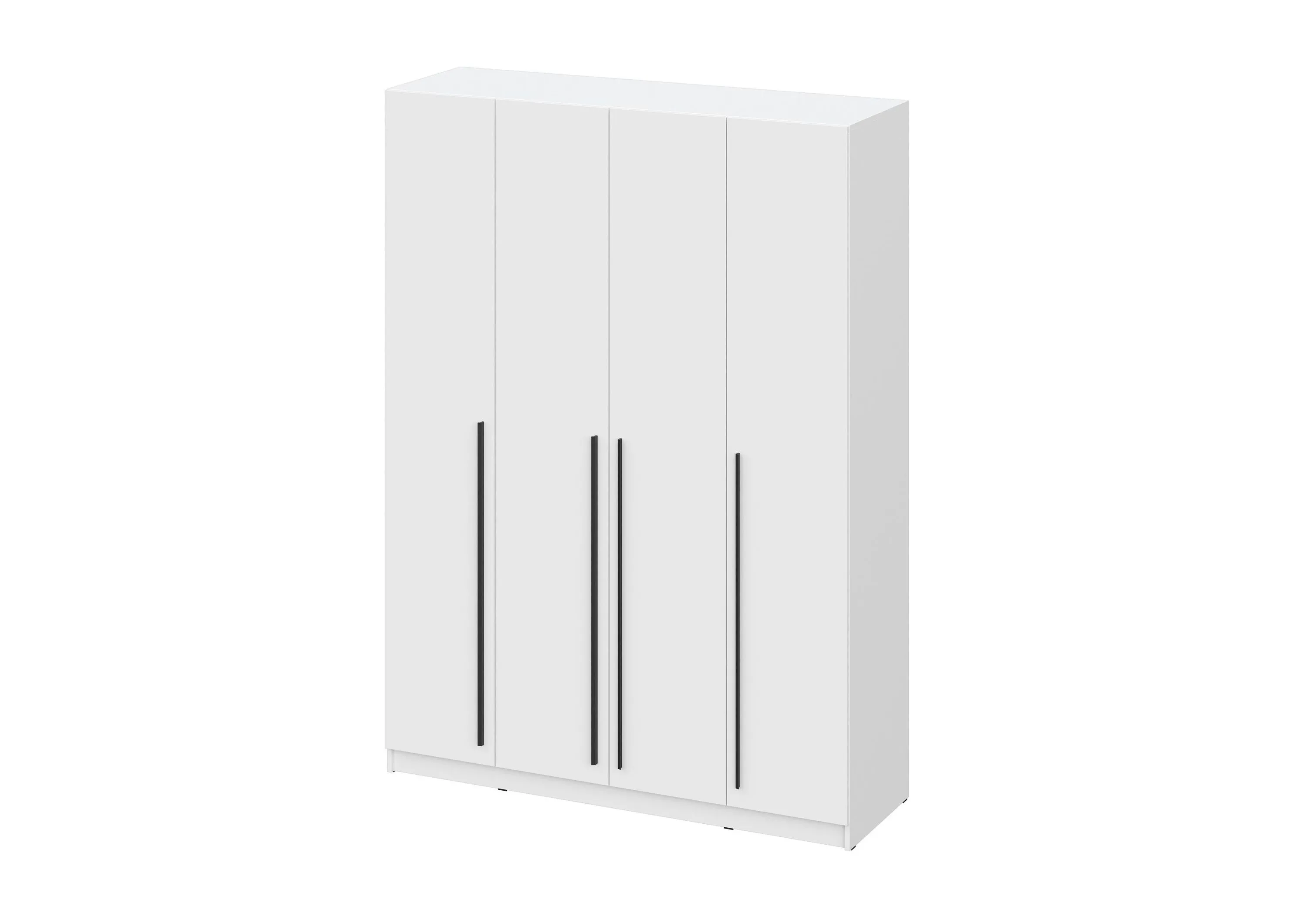 Шкаф распашной Берген ШК-1600 белое дерево/белое дерево 160 см