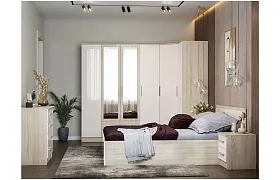 Детская Мартина Дуб сонома/ Белый глянец Детская Мартина Дуб сонома/ Белый глянец