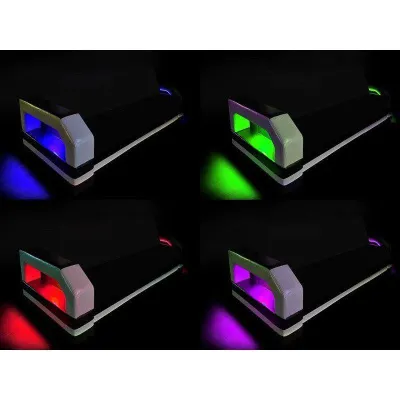 Угловой диван «Манчестер» с подсветкой Бежевый (ШхГхВ) 2400*1570*850 мм