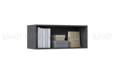 Тумба навесная №2 Оливия Графит софт/графит