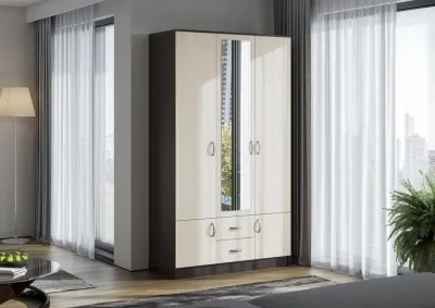 Шкаф Ронда ШК-3 венге дуб белфорт 120 см