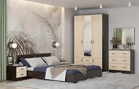 Спальня  Рондо Дуб белфорд/венге Спальня  Рондо Дуб белфорд/венге