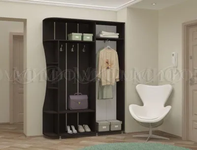 Прихожая «Ксения-1» Венге/Лоредо ( Ш*В*Г) 1500х2102х370 мм.