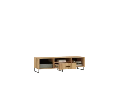 Тумба под ТВ Ненси LOFT (1600) Дуб крафт/дуб крафт 160 см