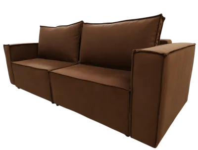 Диван-трансформер «Лофт» Коричневый (ШхГхВ) 2420х960х750 мм