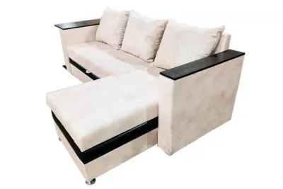 Угловой диван «Токио» Бежевый (Ш*Г*В) 2450*1400*880 мм