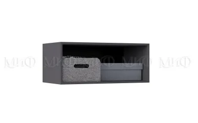 Гостиная Оливия Графит софт/графит Компоновка №1