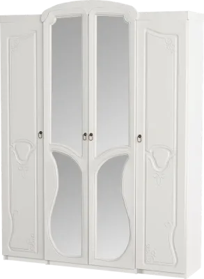 Спальня «Мария» Белый глянец Комплектации 1 (6 модулей) Спальня «Мария» Белый глянец Комплектации 1 (6 модулей)