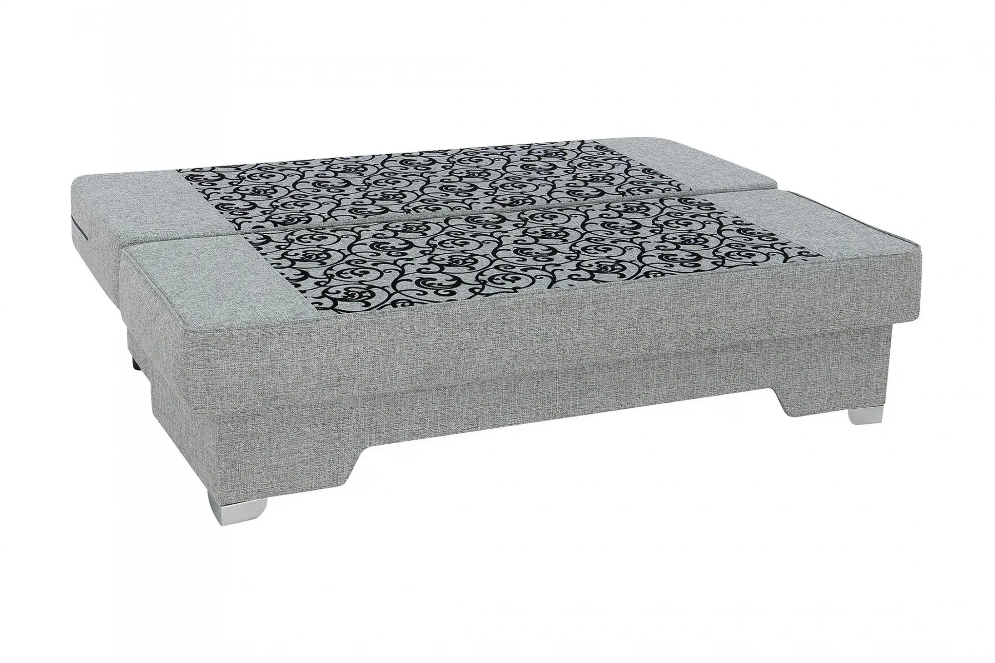 Евро-софа «Алмаз-1» Серый узор (Ш*Г) 1900*1400 мм