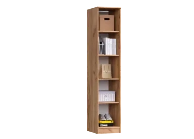 Пенал «Мартина» Графит/Дуб крафт (Ш*В*Г) 400х2016х520 мм