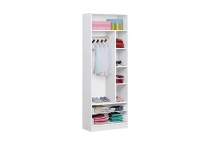 Шкаф «Вега» NEW boy белое дерево (ШхВхГ) 800х2200х402 мм