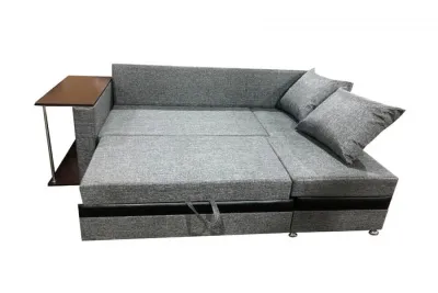 Угловой диван «Токио» Серый (Ш*Г*В) 2450*1400*880 мм