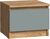 Тумбы прикроватные Челси Color Сумеречный голубой/дуб крафт