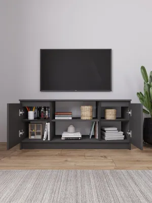 Тумба под ТВ «Челси» Графит/графит (ШхВхГ) 1352х540х514 мм
